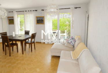 Appartement de 4 pièces au calme avec 2 jardins et terrasse