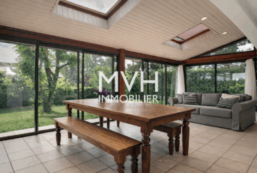 Maison individuelle avec jardin arboré