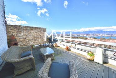 Splendide attique 270 m2 terrasses avec vues Jet d'eau et Mont-blanc