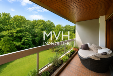 Appartement meublé 6ème étage au calme avec piscine